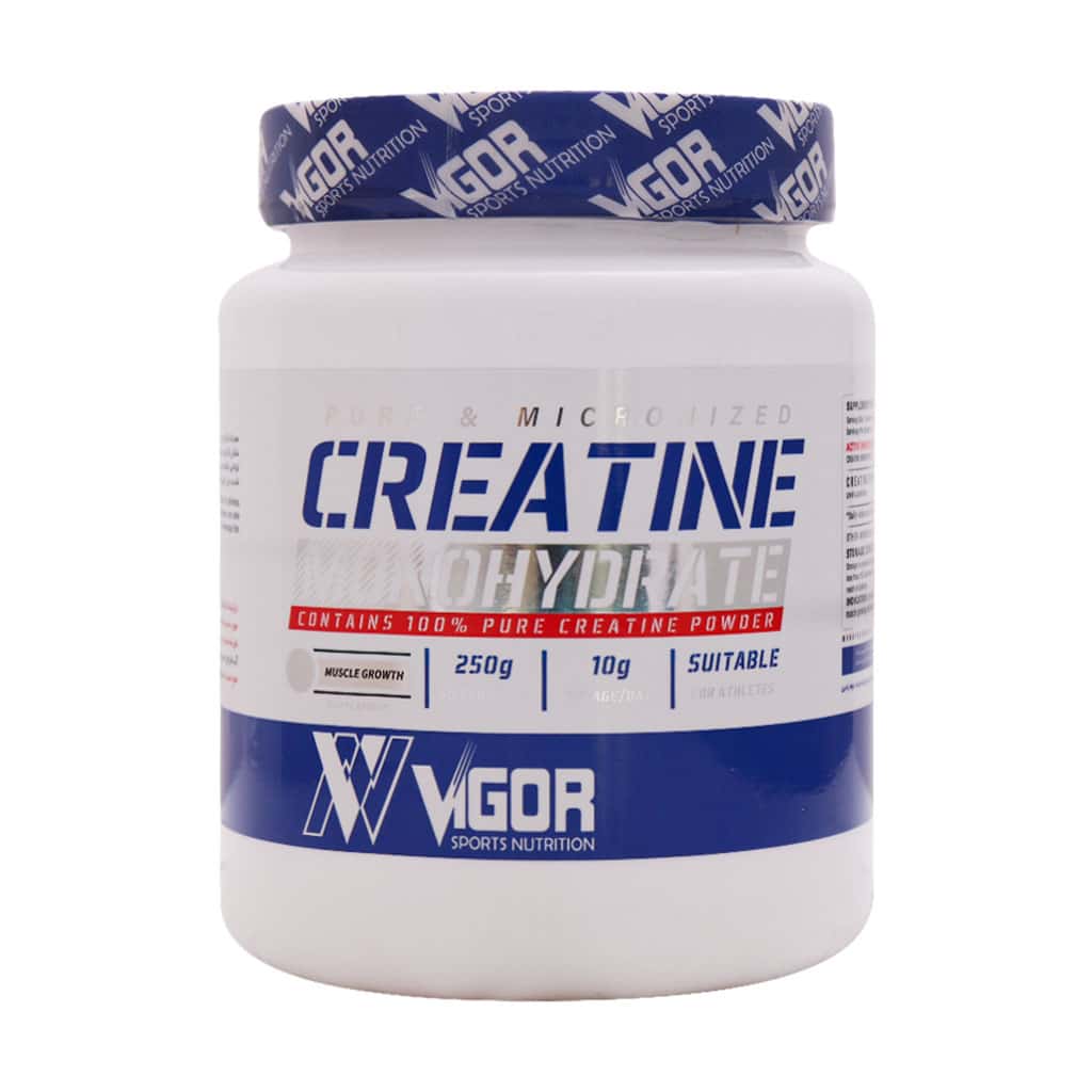 پودر کراتین مونوهیدرات ویگور 250 گرمی