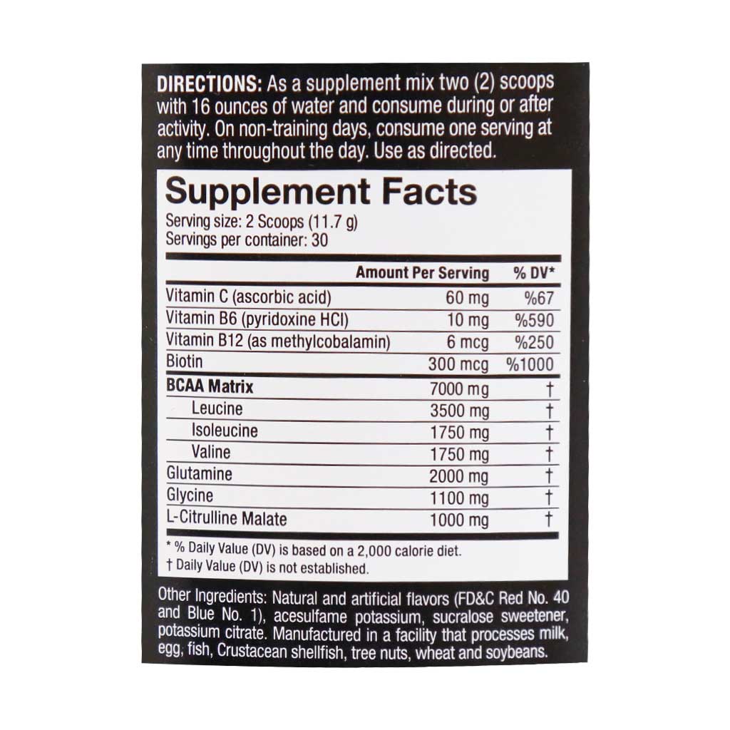 مکس ماسل پودر BCAA ۳۵۱ گرم طعم لیموناد صورتی | نسبت 2:1:1 با گلوتامین و سیترولین برای انرژی و ریکاوری