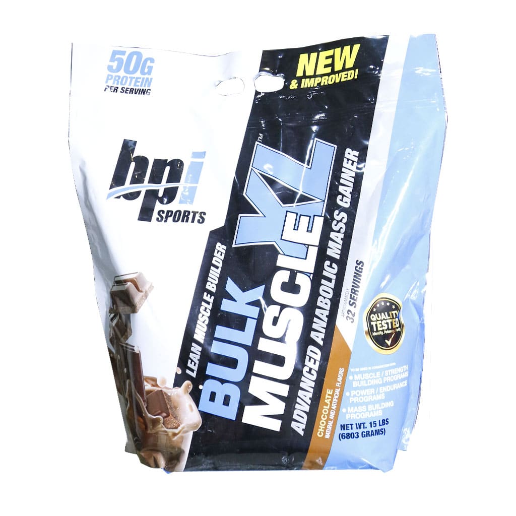پودر گینر شکلاتی BPI Bulk Muscle XL بی پی آی 6803 گرم | افزایش حجم عضلات