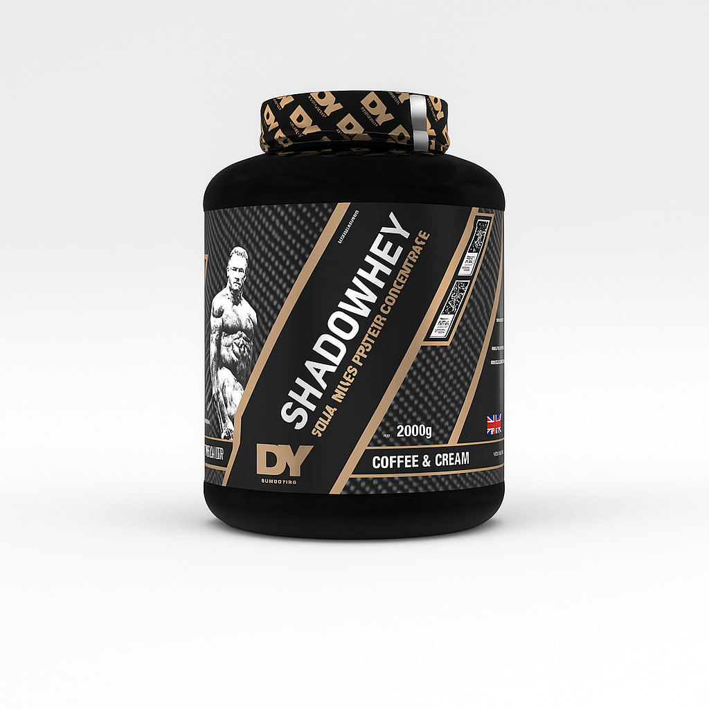 پودر پروتئین شادو وی ۲۰۰۰ گرمی طعم شیرقهوه | وی کنسانتره با جذب بالا + BCAA