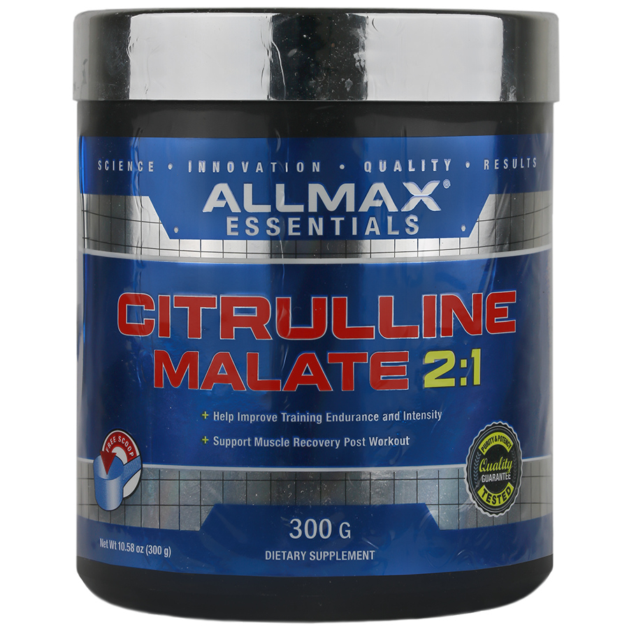 سیترولین مالات آلمکس 300 گرم | افزایش استقامت، پمپ عضلانی و عملکرد تمرین