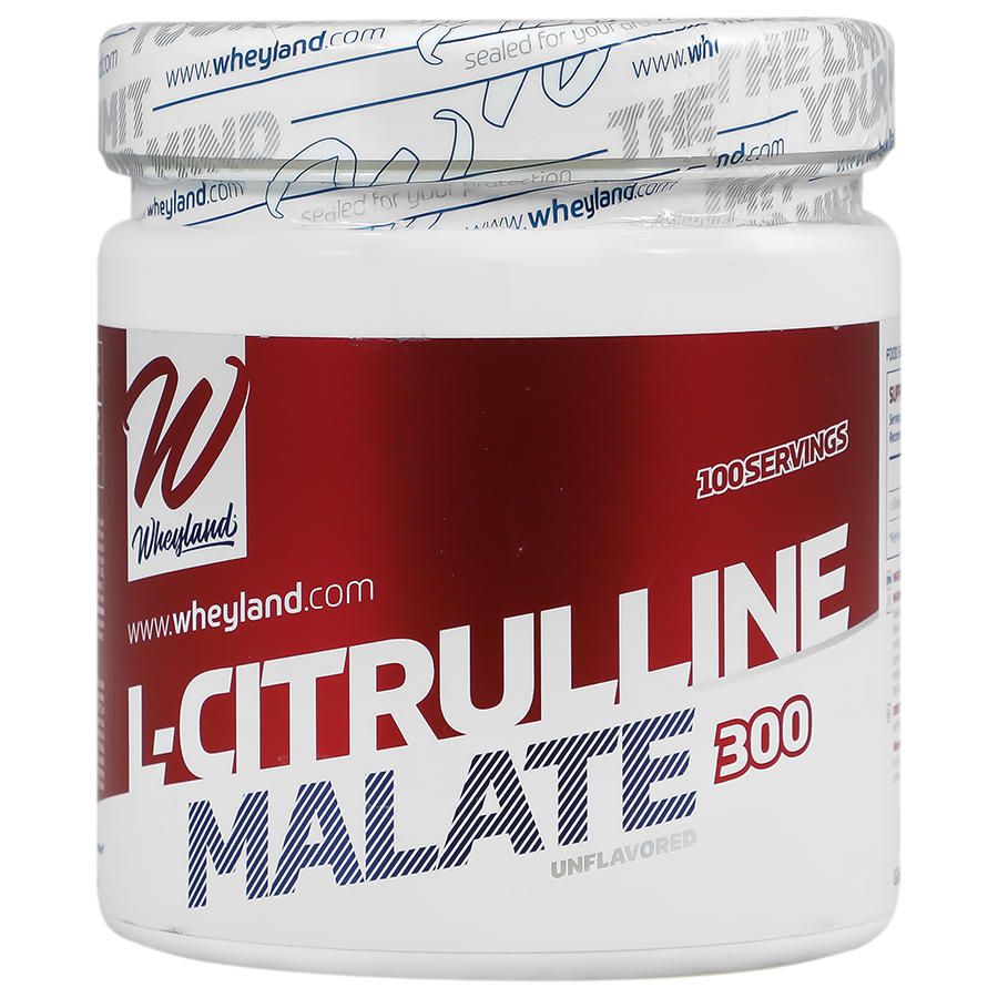 پودر ال سیترولین مالات وی لند نوتریشن 300 گرم بدون طعم | افزایش خونرسانی، پمپ عضلانی و استقامت ورزشی