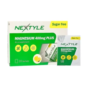 ساشه منیزیم 400 میلی گرم پلاس نکستایل 20 عددی