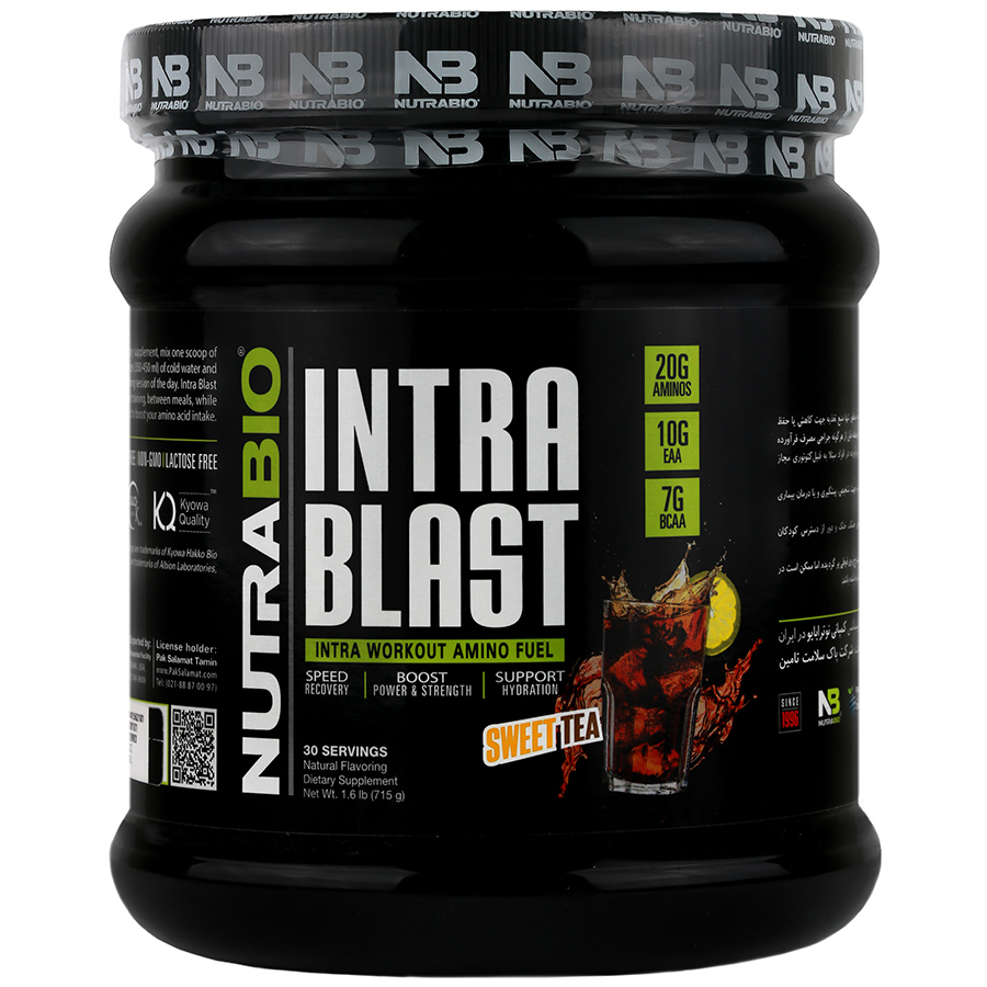 پودر اینترابلاست 715 گرم با طعم چایی شیرین نوترابایو