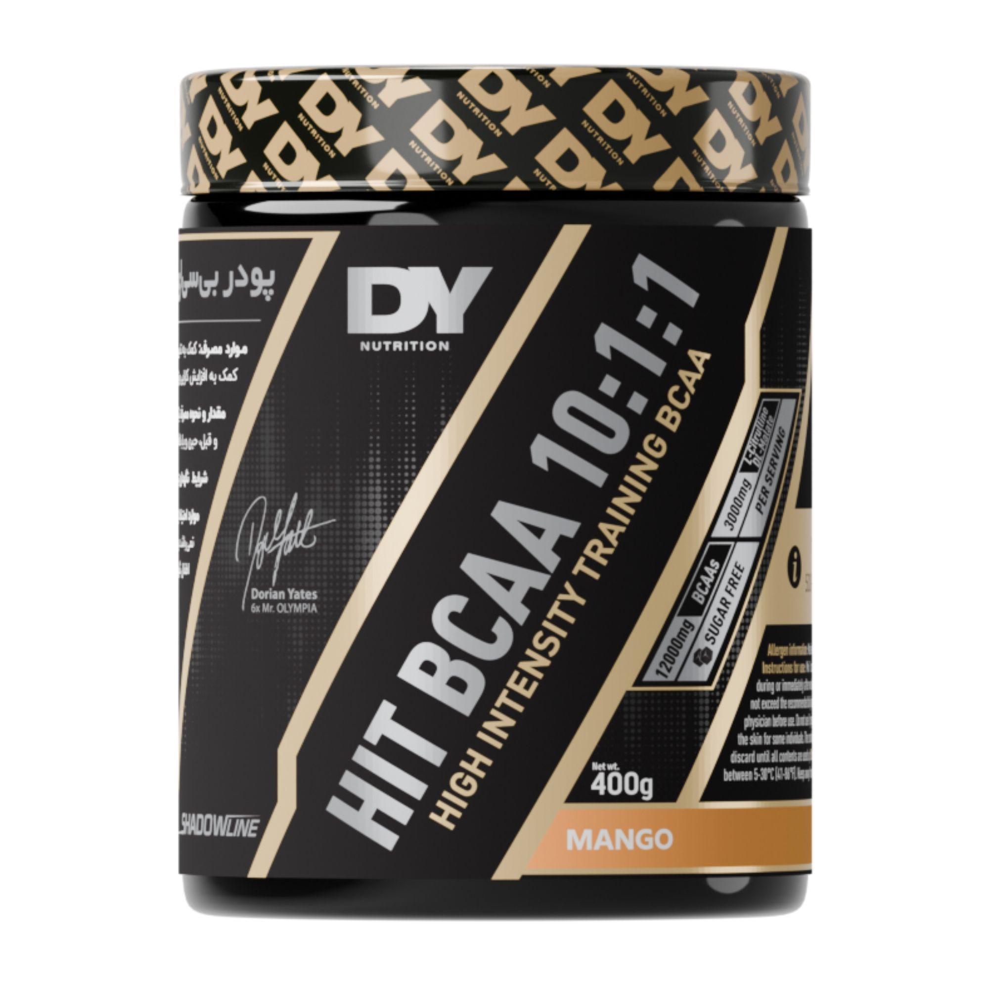 پودر هیت بی سی ای ای 10.1.1 + سیترولین + بتا آلانین دی وای نوتریشن انبه 400 گرم