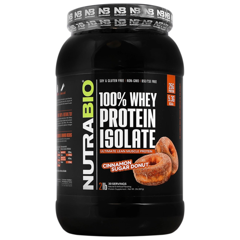 پروتئین وی ایزوله 907 گرم دونات دارچین شکری