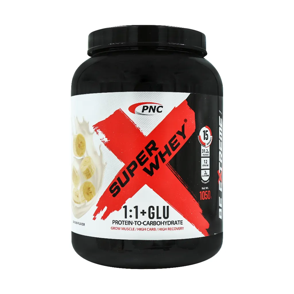 پودر سوپر وی 1050 گرم موزی پی ان سی کارن | افزایش حجم عضلات