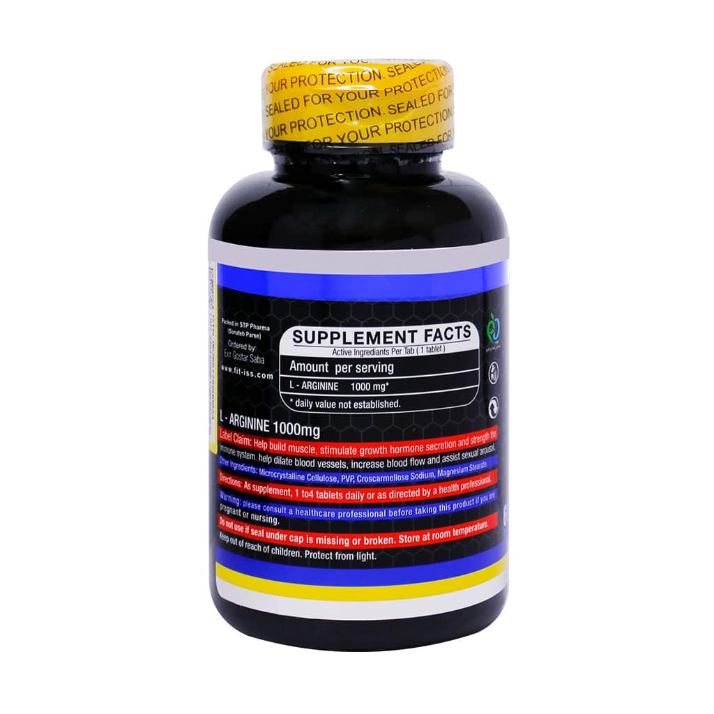 آی اس اس ال آرژنین 1000 میلی گرم 60 عددی ISS | افزایش جریان خون و تقویت عضله