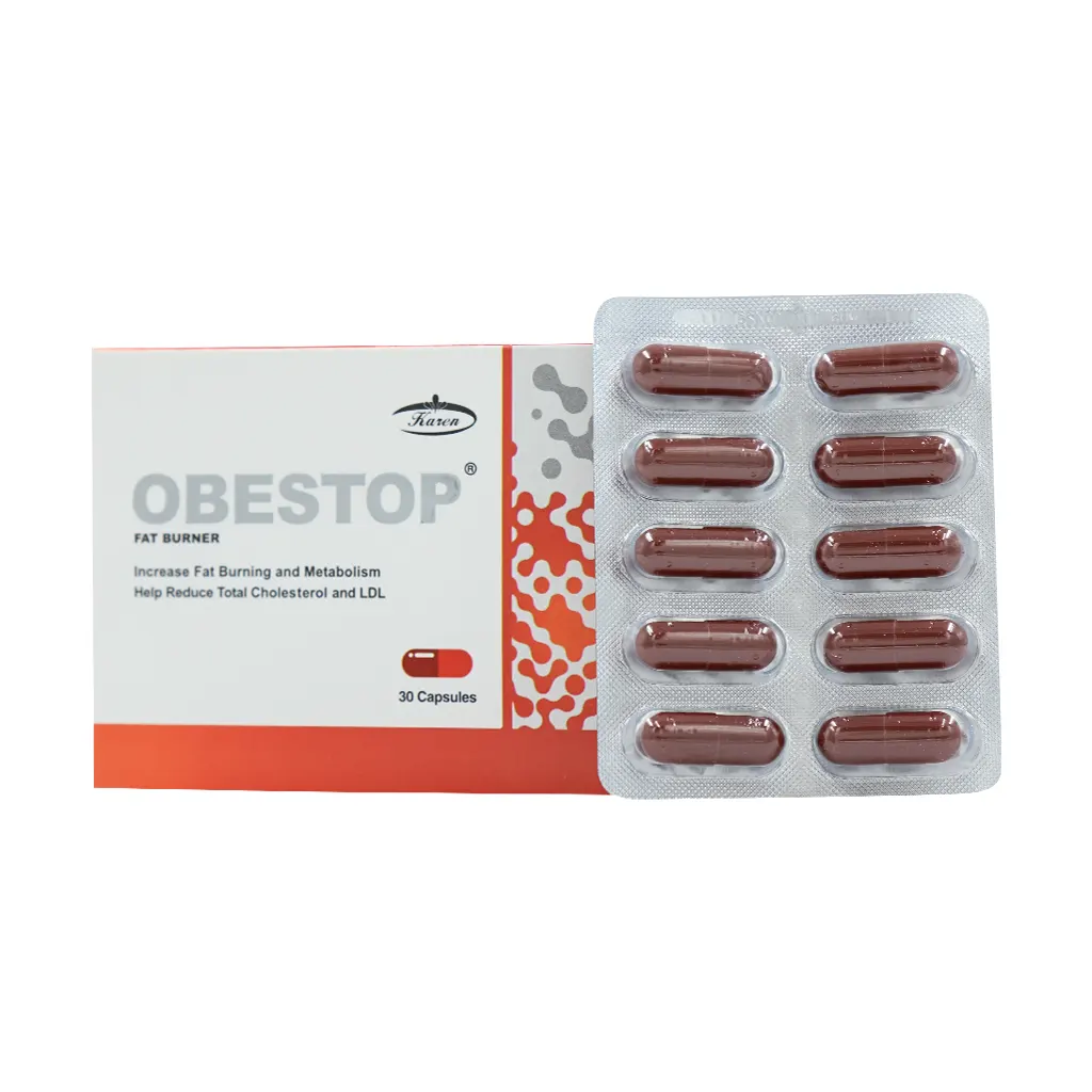کپسول ابستاپ کارن 30 عدد | کنترل اشتها، افزایش متابولیسم و کمک به کاهش وزن