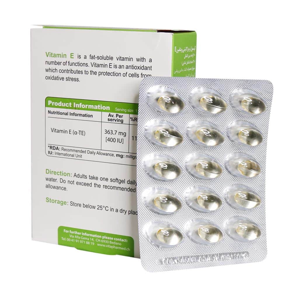 ویتامین E 400 ویوا تیون سافت ژل 30 عددی | آنتی اکسیدان و حمایت از سیستم ایمنی