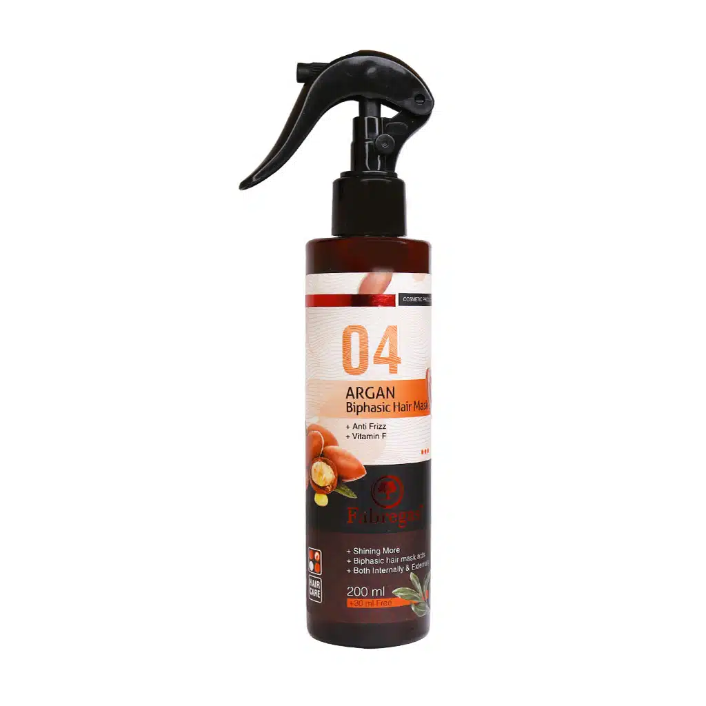 ماسک موی دوفاز آرگان فابریگاس 200 میلی‌لیتر | ضدوز، حالت‌دهی سریع و حفاظت حرارتی بدون سنگینی