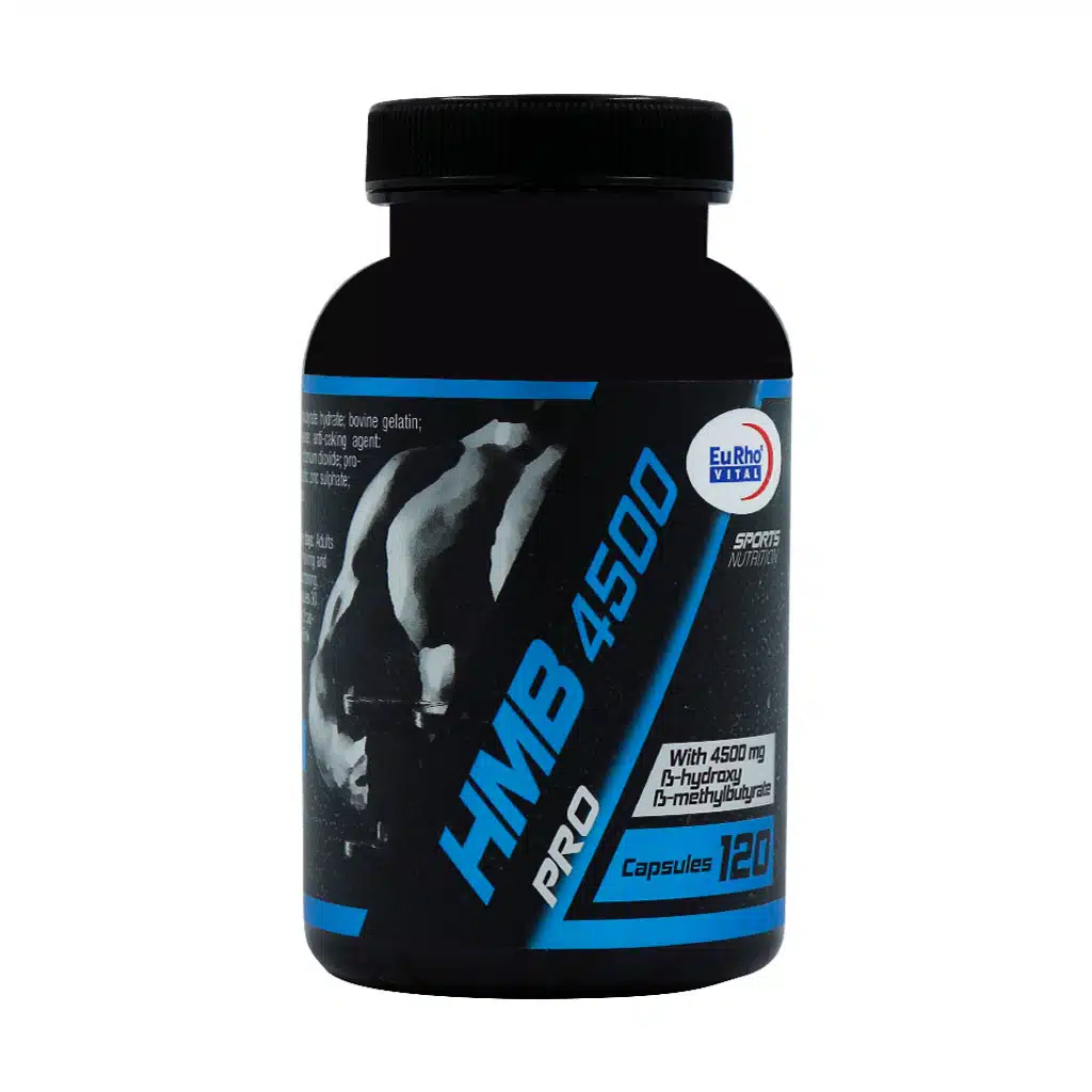 کپسول اچ‌اِم‌بی یوروویتال ۱۲۰ عددی (HMB 4500mg per 5 caps) | جلوگیری از تحلیل عضلانی و افزایش قدرت