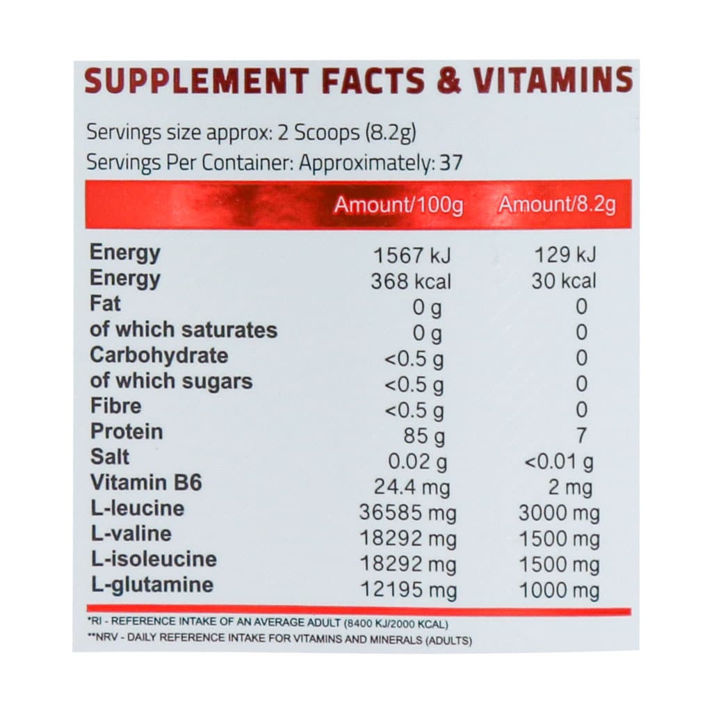پودر تقویت عضلات نوتریشن پلاس مدل BCAA 300 گرمی