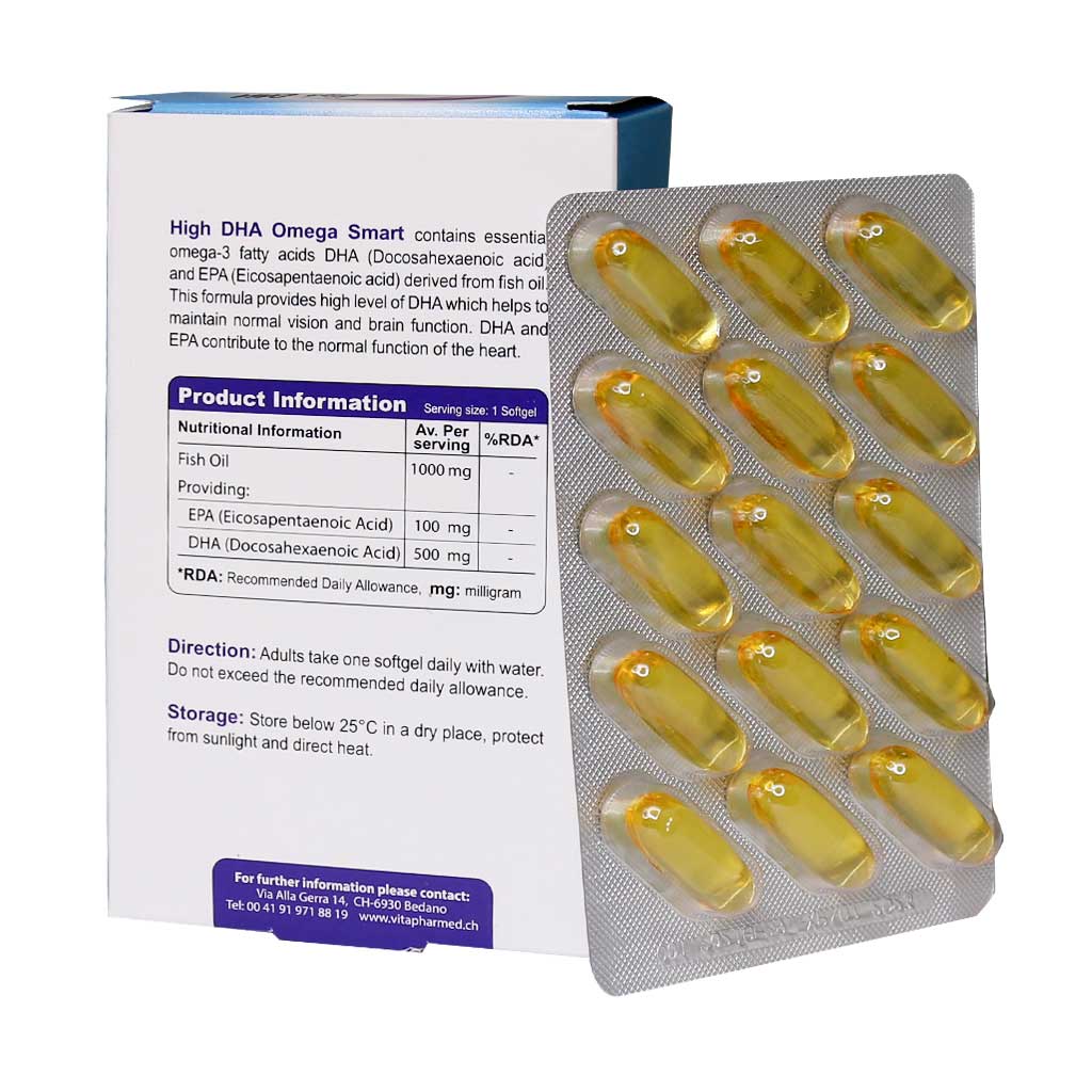 کپسول نرم ژلاتینی امگا 3 با DHA بالا - 30 عددی