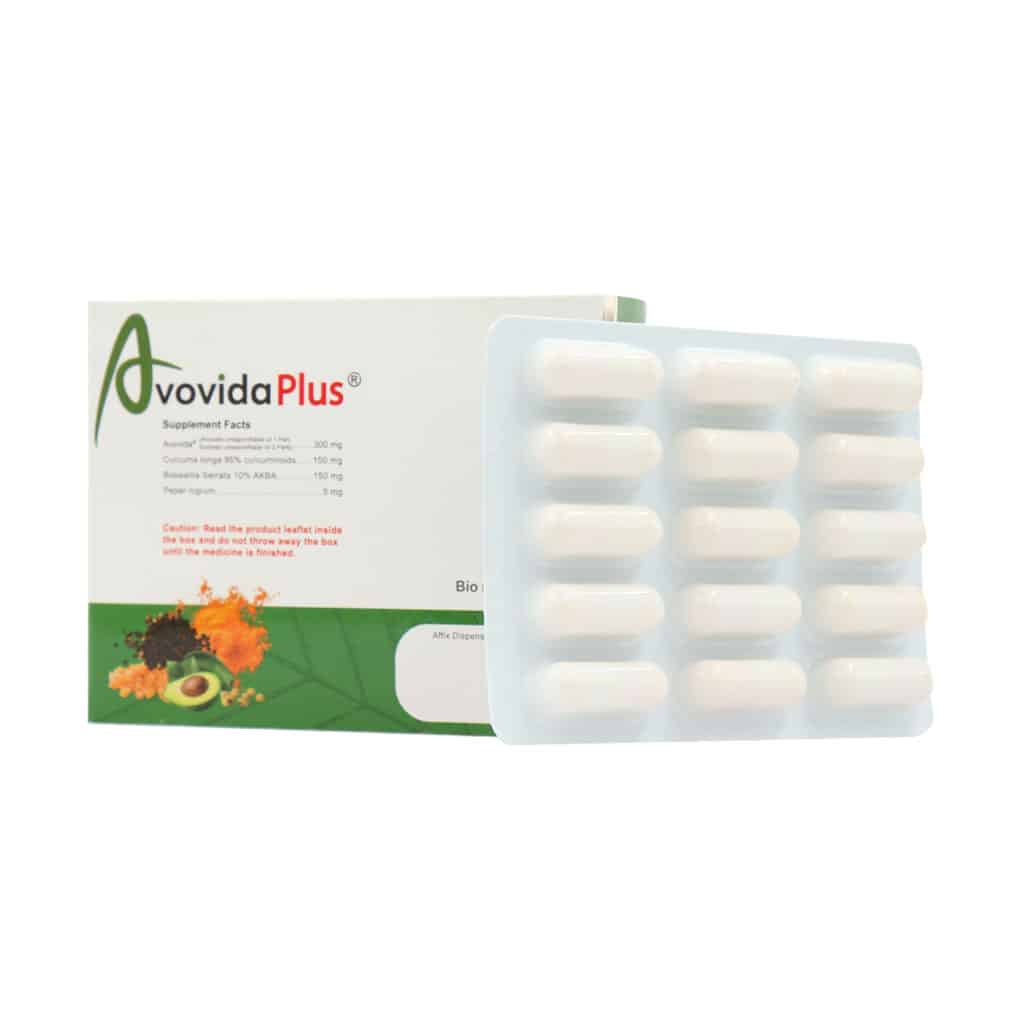 کپسول آوویدا پلاس بایو 15 عددی | آووکادو-سویا + کورکومین + کندر برای مفاصل و آرتروز