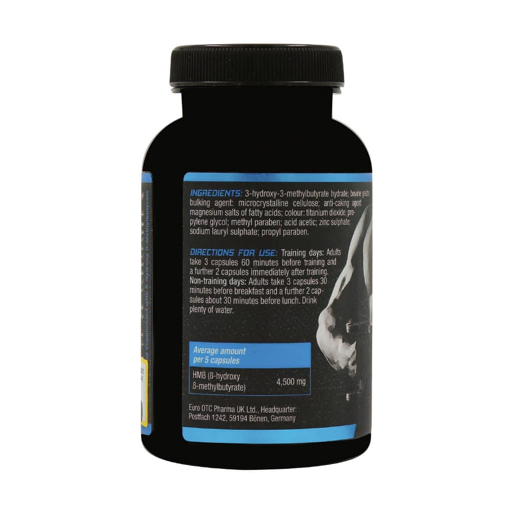کپسول اچ‌اِم‌بی یوروویتال ۱۲۰ عددی (HMB 4500mg per 5 caps) | جلوگیری از تحلیل عضلانی و افزایش قدرت