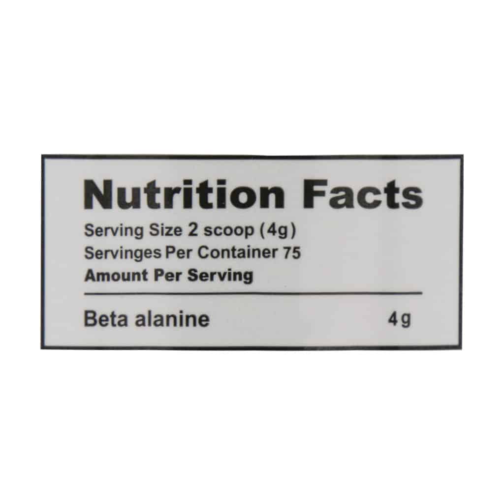 پودر بتا آلانین دوبیس ۳۰۰ گرمی بدون طعم | افزایش توان و بافرینگ عضلانی