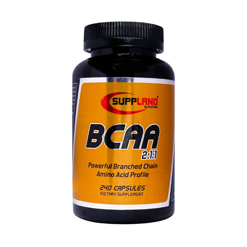 کپسول BCAA ساپلند 240 عددی | مکمل آمینواسید شاخه‌دار برای عضله‌سازی و ریکاوری
