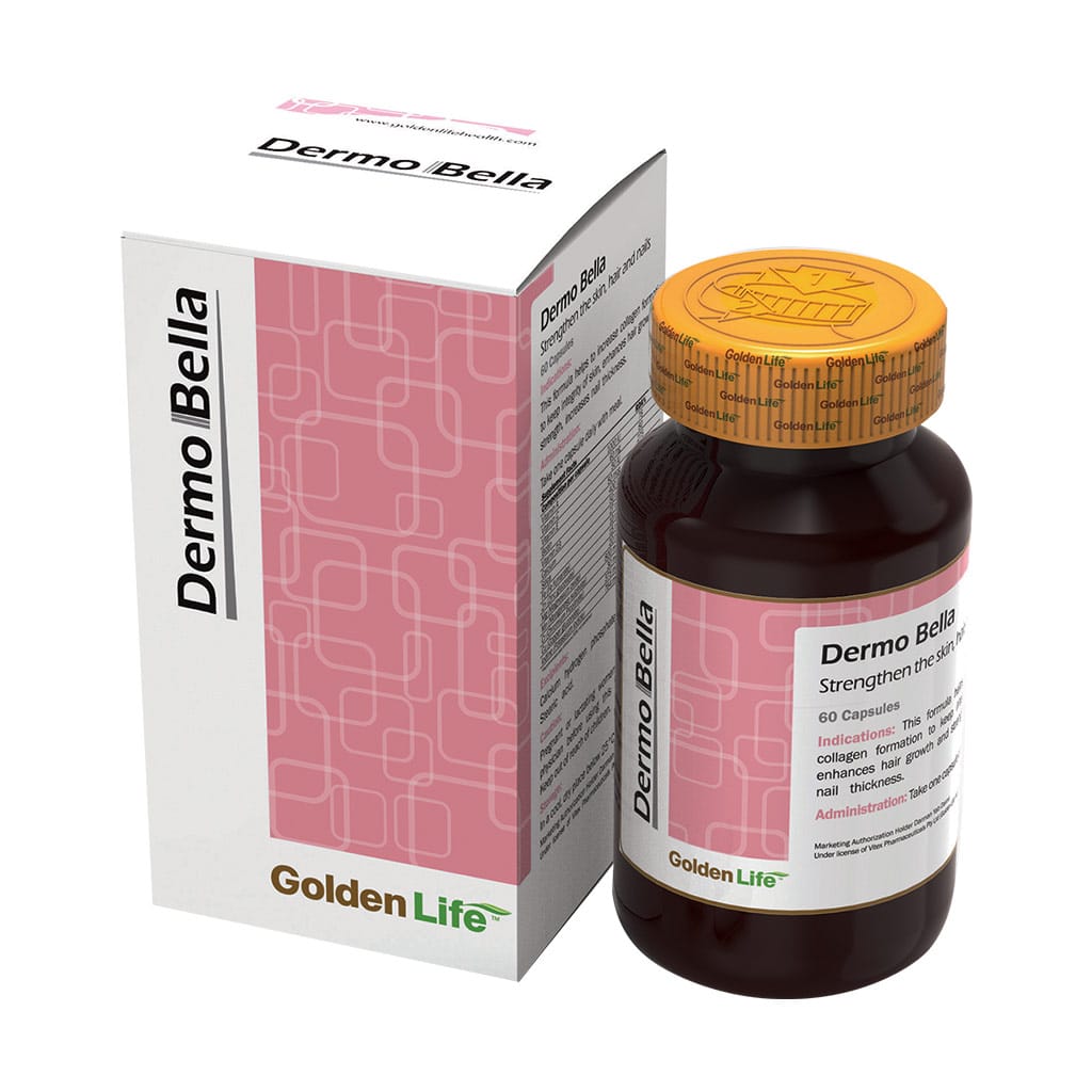 درموبلا پریمیوم 30 عددی گلدن لایف | تقویت مو، پوست و ناخن