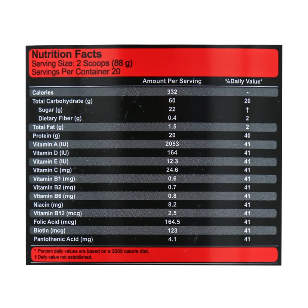 پی ان سی گین آپ کارن ۱۸۰۰ گرم شکلاتی | گینر پرکالری برای افزایش وزن و حجم عضلانی با پروتئین و کربوهیدرات