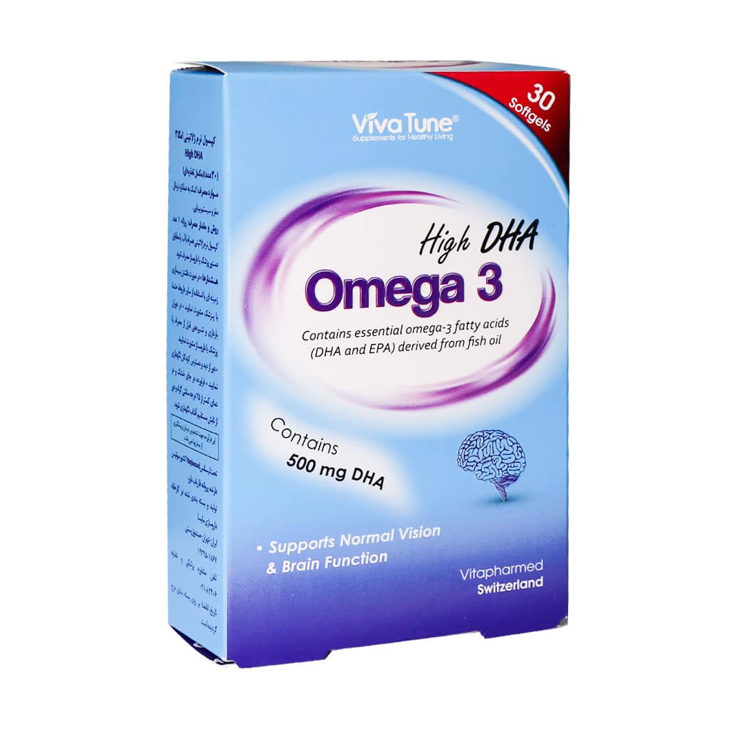 کپسول نرم ژلاتینی امگا 3 با DHA بالا - 30 عددی