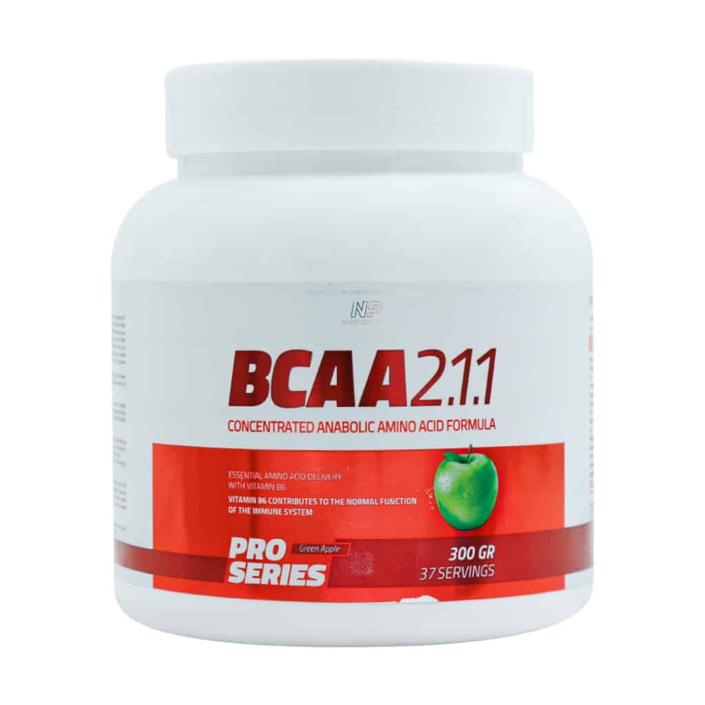 پودر تقویت عضلات نوتریشن پلاس مدل BCAA 300 گرمی