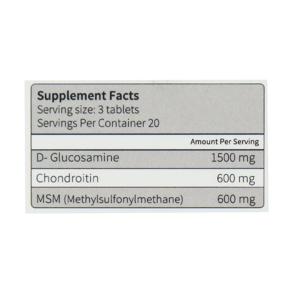 گلوکزامین ایزی فلکس ۶۰ عددی | گلوکزامین، کندرویتین و MSM برای تسکین درد مفاصل و ترمیم غضروف