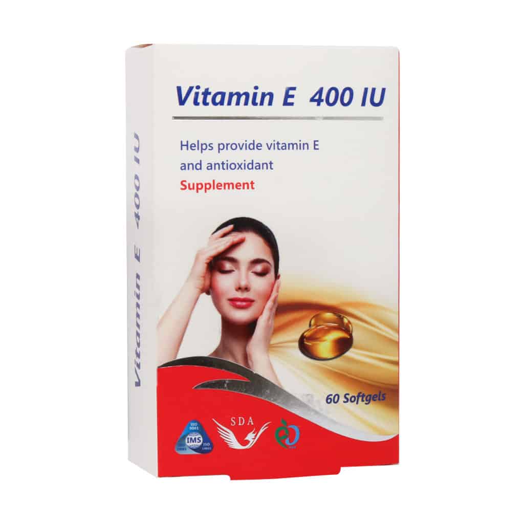 سافت ژل ویتامین E 400 واحد ۶۰ عددی سیمرغ دارو عطار | آنتی‌اکسیدان قوی و تقویت سیستم ایمنی