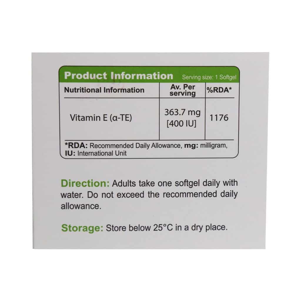 ویتامین E 400 ویوا تیون سافت ژل 30 عددی | آنتی اکسیدان و حمایت از سیستم ایمنی