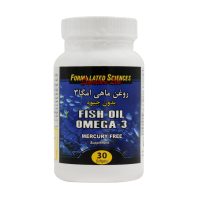 روغن ماهی امگا 3 بدون جیوه 30 عددی | سلامت قلب و مغز
