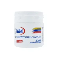 قرص مولتی ویتامین مینرال یوروویتال ۳۰ عددی – تقویت سیستم ایمنی و سلامت عمومی بدن