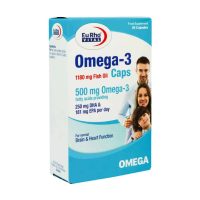 کپسول امگا 3 یوروویتال 30 عددی | کمک به سلامت قلب و عروق