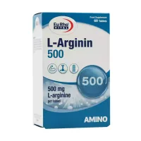 قرص ال آرژنین 500 میلی یوروویتال 60 عددی افزایش جریان خون و عضله‌سازی